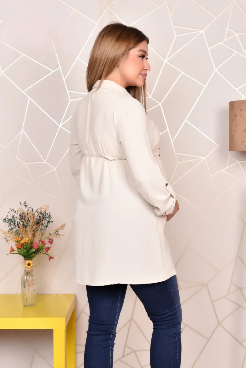 Light beige Basic Blouse - Image 3